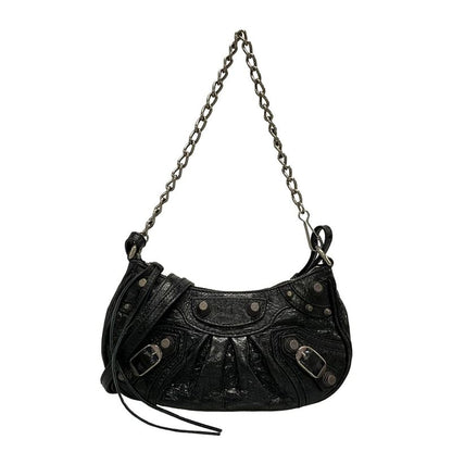 Balenciaga Shoulder Bag Le Cagor 695814 Black Chain Shoulder/mini Bag Lambskin