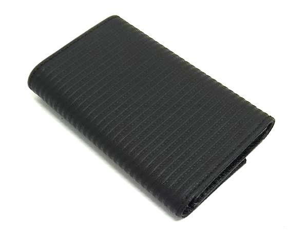 Bvlgari Mirelige PVC X Leather 6-ring Key Case Key Case Men's Women's Black