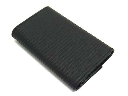 Bvlgari Mirelige PVC X Leather 6-ring Key Case Key Case Men's Women's Black