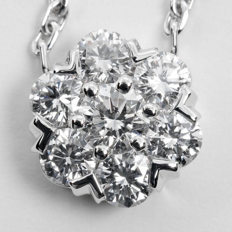 [van Cleef & Arpels] Van Cleef & Arpels Fleurette 18kwhite Gold × Diamond