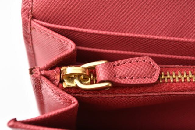 Prada Wallet Prada Long Wallet 1m1132 Saffiano Metal Saffiano Peonia