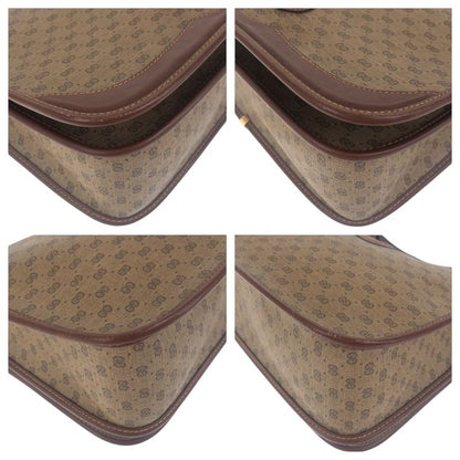 Gucci Old Gucci Sherry Line Brown Gold Hardware Leather 001 103 0551 Shoulder