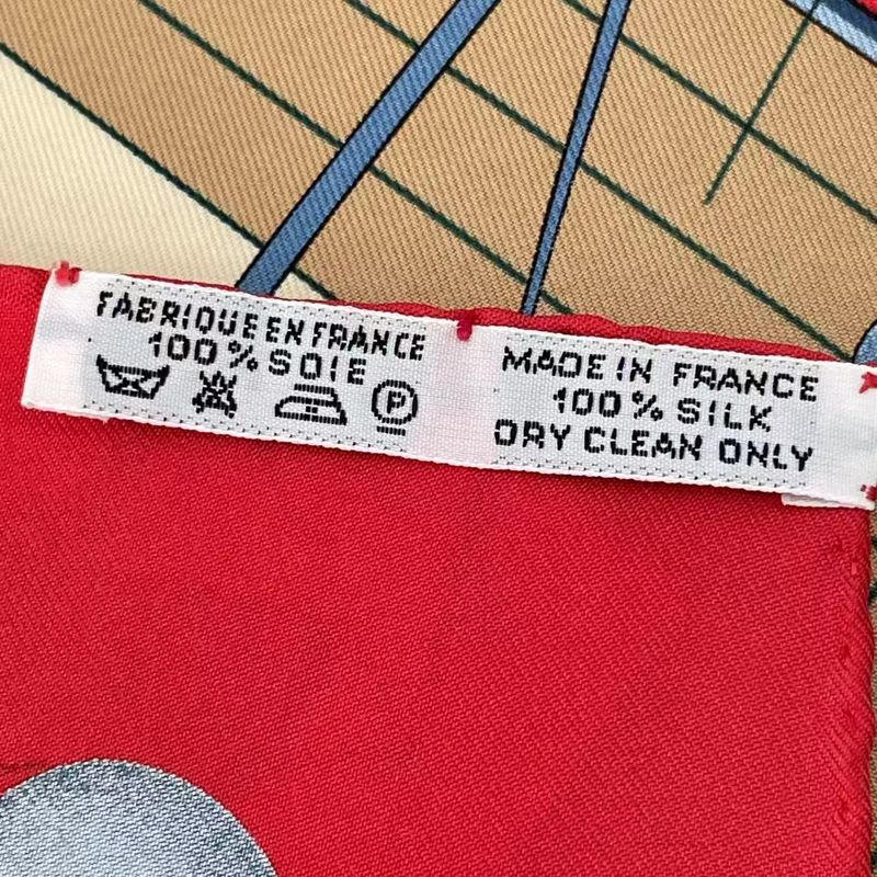Hermes Scarf Silk Carre 90 Music Of The Spheres La Musique Des Spheres Red