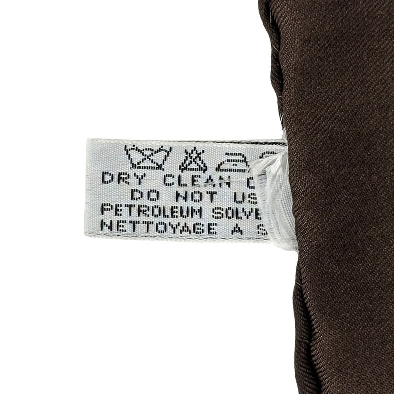 Chanel Scarf Women's Brand Cambon Coco Mark Silk Brown Yellow Chain Gold Dark