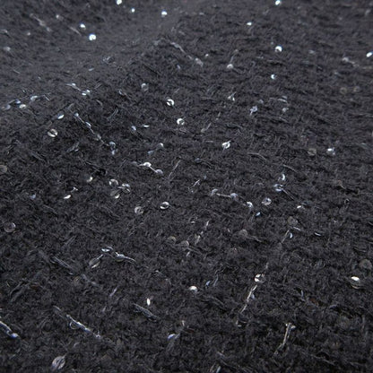 24aw Chanel Recent Model Glitter Tweed Jacket Double Breasted Coco Mark 40 M