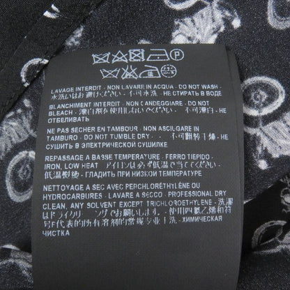 Saint Laurent Paris 2019 515299 100% Silk Motorcycle Total Long Sleeve Long