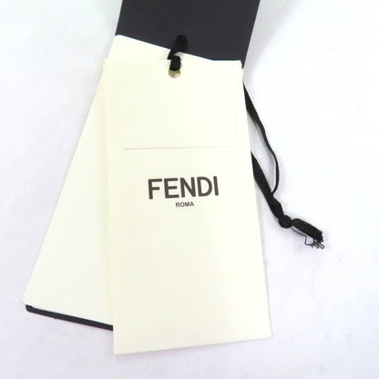 Fendi 2023 Fzx834 Cropped High Neck Long Sleeve Knit Top Pink 36 Made In Italy