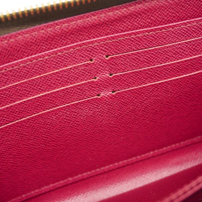 Louis Vuitton Long Wallet Monogram Zippy Wallet M41895 Fuchsia Ladies