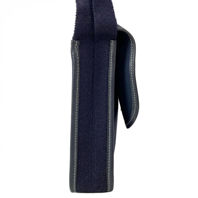 Hermes Buenaventura Mini Blue Indigo Silver Hardware Shoulder Bag