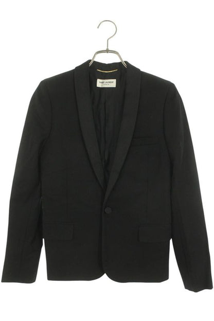 Saint Laurent Paris 370350 Yyd99 Smoking Wool Single Jacket Women F34
