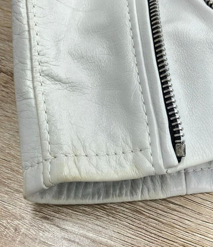 Celine Calfskin Leather Double Riders Jacket Women's Size 36 (S) Celine