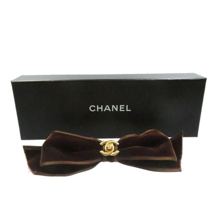 Chanel Coco Mark Barrette Suede Bra