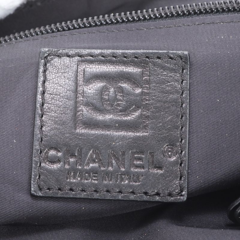 Chanel Authenticity Card With Serial Seal Sport Leather Shoulder Bag Crossbody