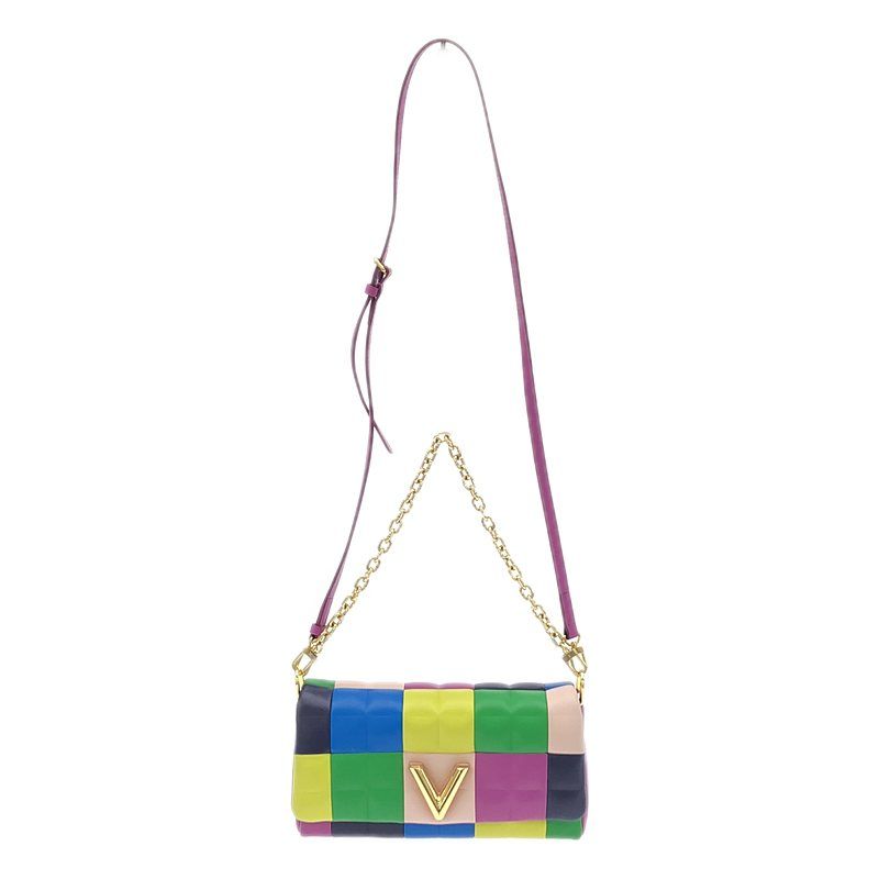 Louis Vuitton M59588 Pochette Twist EW Leather Flap Shoulder Bag - Multicolor -