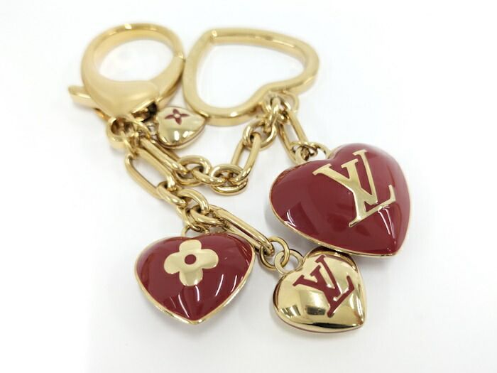Louis Vuitton Bijoux Sac Cool Key Charm GP Heart M65759