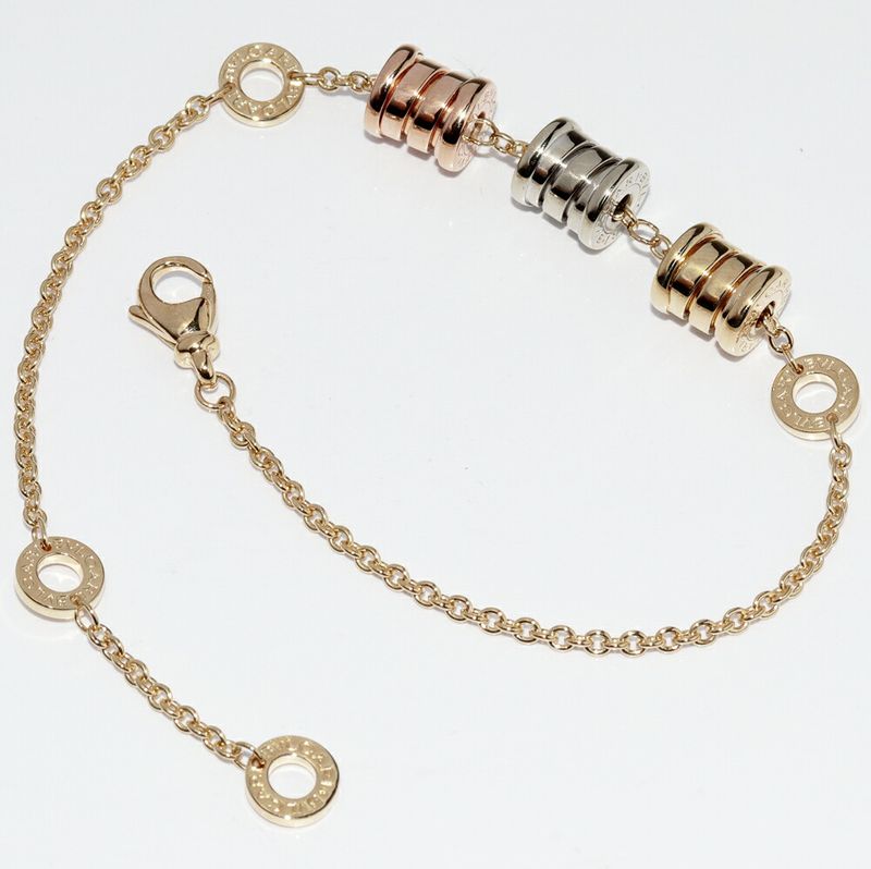 Bulgari Bracelet 18K Yellow Gold 18K White Gold 18K Pink Gold Bzero1 Element