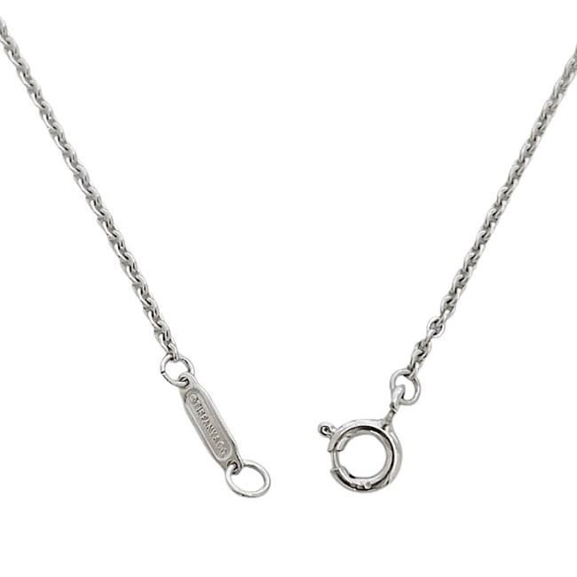 Tiffany & Co Necklace Cube Silver Atlas Polished Excellent Condition