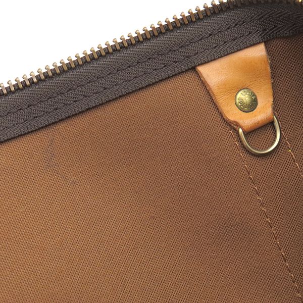 Louis Vuitton Boston Bag Keepall 50 Monogram Canvas Monogram Gold Hardware