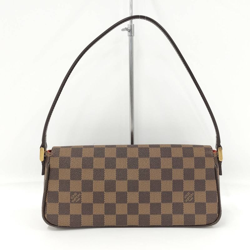 Louis Vuitton Recoleta Handbag Damier Ebène Brown N51299