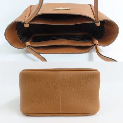 Prada Mini Tote Bag 1bg539 Shoulder - Soft Grain Leather Camel