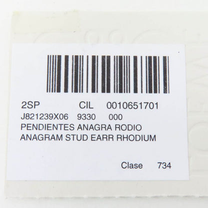 LOEWE J821239x06 Anagram Cube Studded Earrings (for Both Ears)