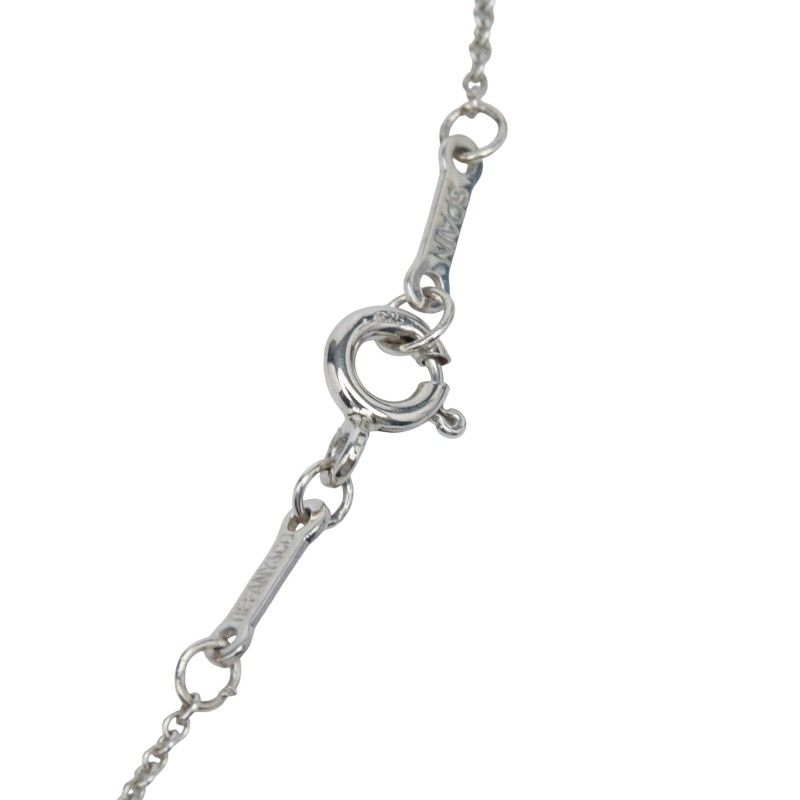 Tiffany & Co Open Heart Pendant Necklace Sv925 Silver Ladies Tiffany & Co