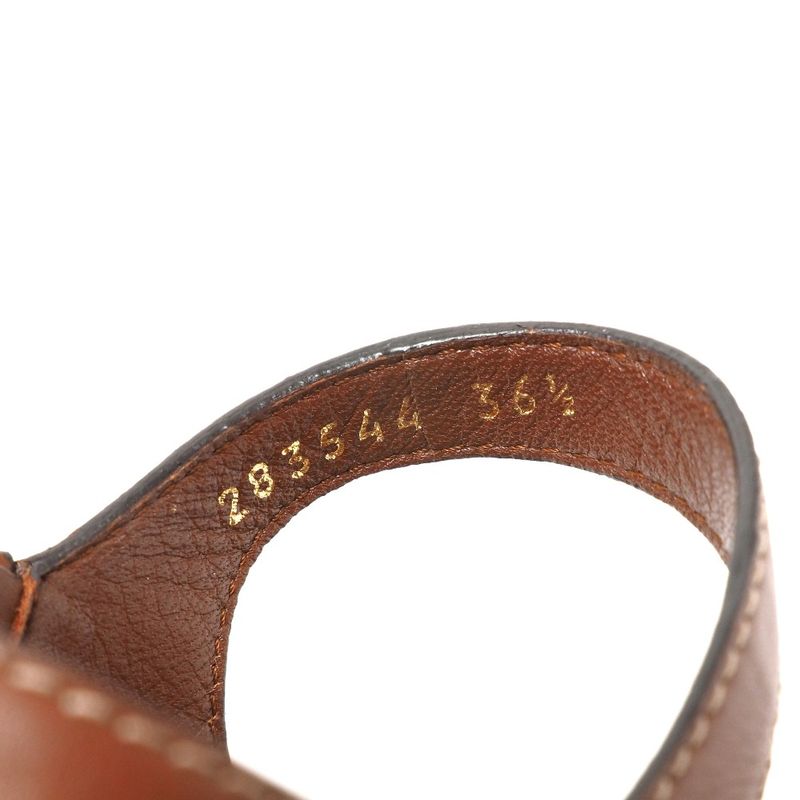 Gucci Bamboo Sandals Size 36.5 Strap Sandals Made In Italy 20250630 Ra5280