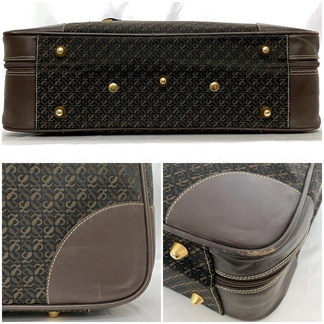 Loewe Boston Bag Ec21905 Brown Anagram