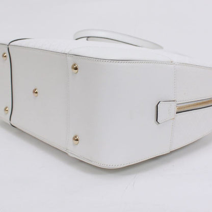 Gucci Bright Diamante 2way Leather White Handbag Gold 354332-001998