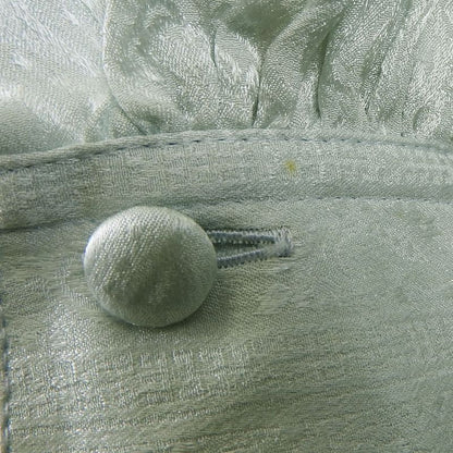 Christian Dior Blouse M Silk Mint Green Long Sleeve Total Apparel Women