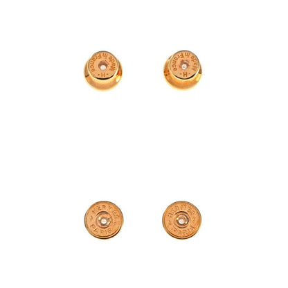 Hermes Earrings Pop Ash Pair Black Rosegold Hardware Jewelry - Others