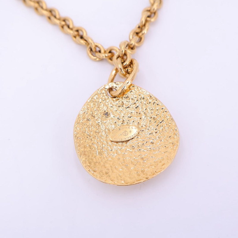 Chanel Chain Long Necklace Coco Mark Gold Accessories 94P Vintage Ladies