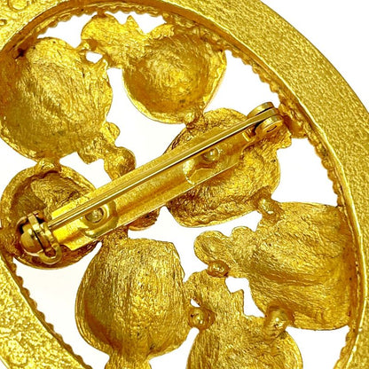 Christian Dior GP Parfums Perfume Motif Brooch Gold 350204 Brooch