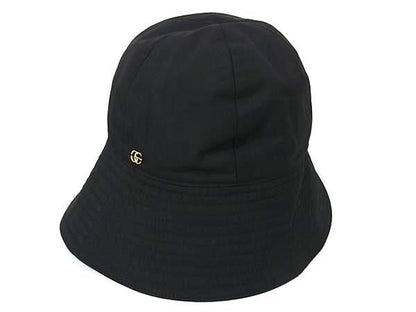 Gucci GG Marmont 100% Polyester Bucket Hat Size M Ladies Men's Black Bj9871
