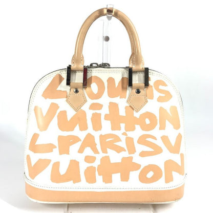 Louis Vuitton Handbag Alma MM M92180 Leather Beige