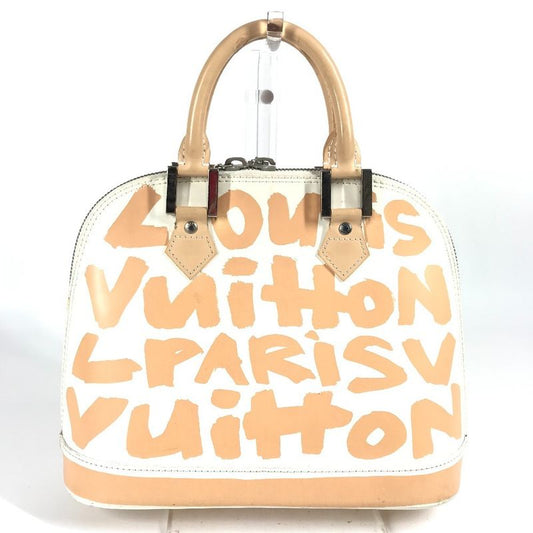 Louis Vuitton Handbag Alma MM M92180 Leather Beige