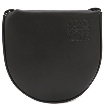 Loewe Shoulder Bag Small Heel Pouch Soft Calf Black Anagram Pouch C661t14x12