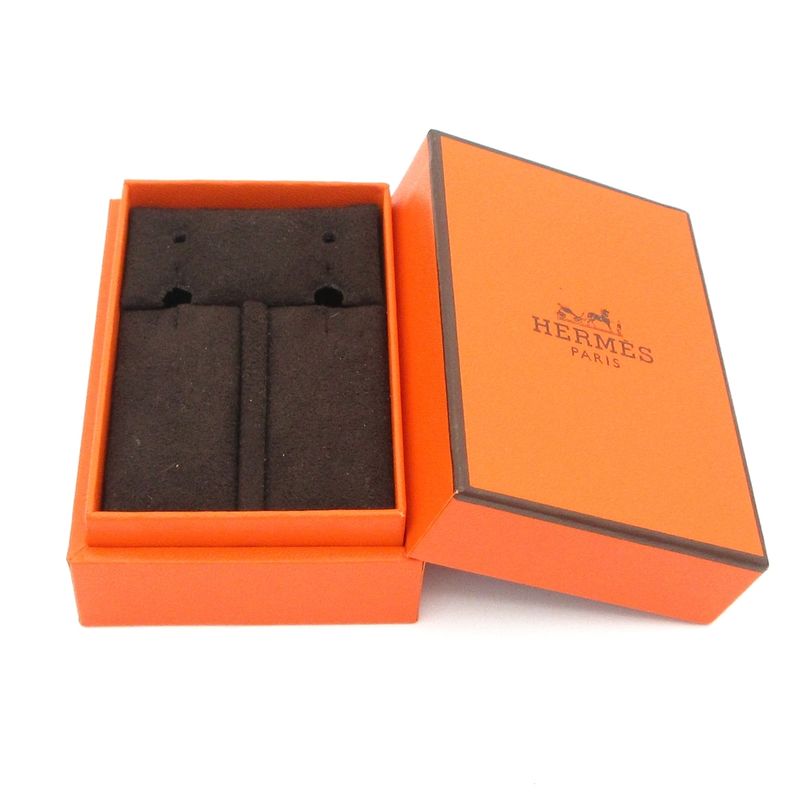 Hermes Earrings Chaine D'ancre In Silver