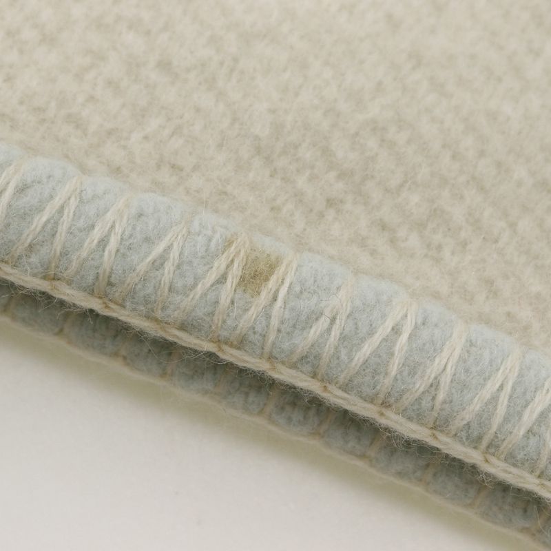 Hermes Baby Blade Avalon Blanket Swaddling Cashmere And Wool White/light Blue _
