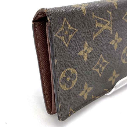 Louis Vuitton Monogram Portefeuille Brazza M66540 Long Wallet Bifold Wallet