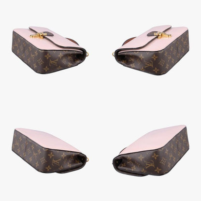 Louis Vuitton Cherry Wood BB Rose Ballerine Vernis M51952fl1129 IC Chip