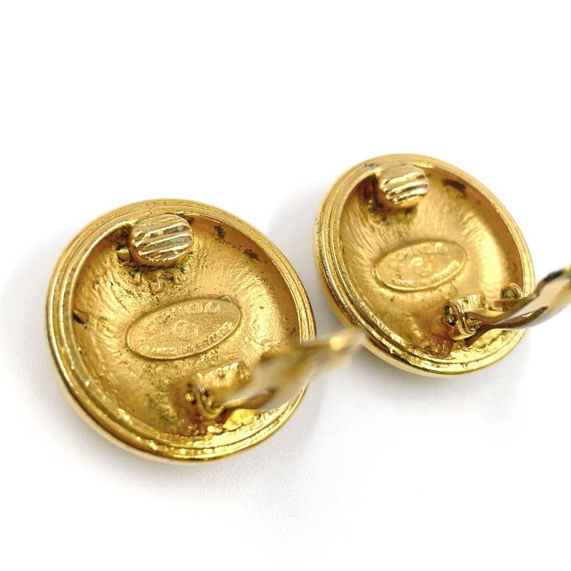 Chanel Coco Mark Vintage GP Earrings