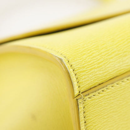 Celine Trapeze Small 174683 Calf Yellow Ladies Handbag