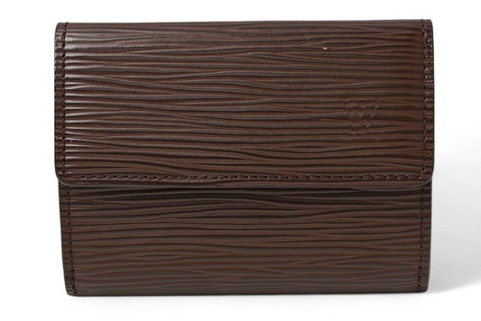Louis Vuitton Coin Case Card Case Louis Vuitton Mini Wallet Ludlow Epi Mocha