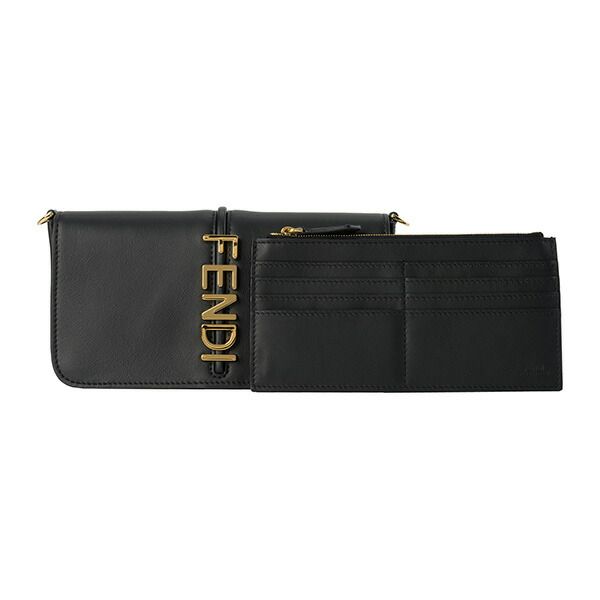Fendi Shoulder Bag Fendi Graffi Black/soff Togo Old
