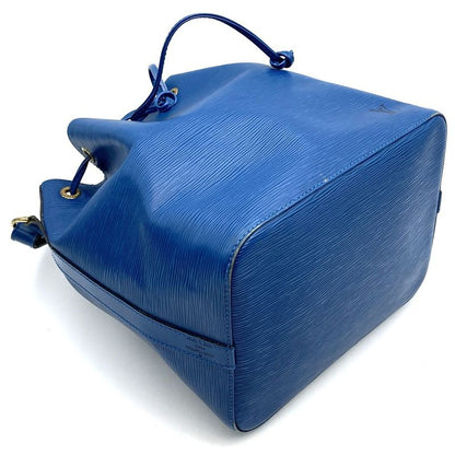 Louis Vuitton M44105 Epi Petite Noe Shoulder Bag Toledo Blue Leather Women Men