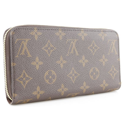 Louis Vuitton Zippy Wallet M42616 Monogram Canvas Brown Unisex Long Wallet