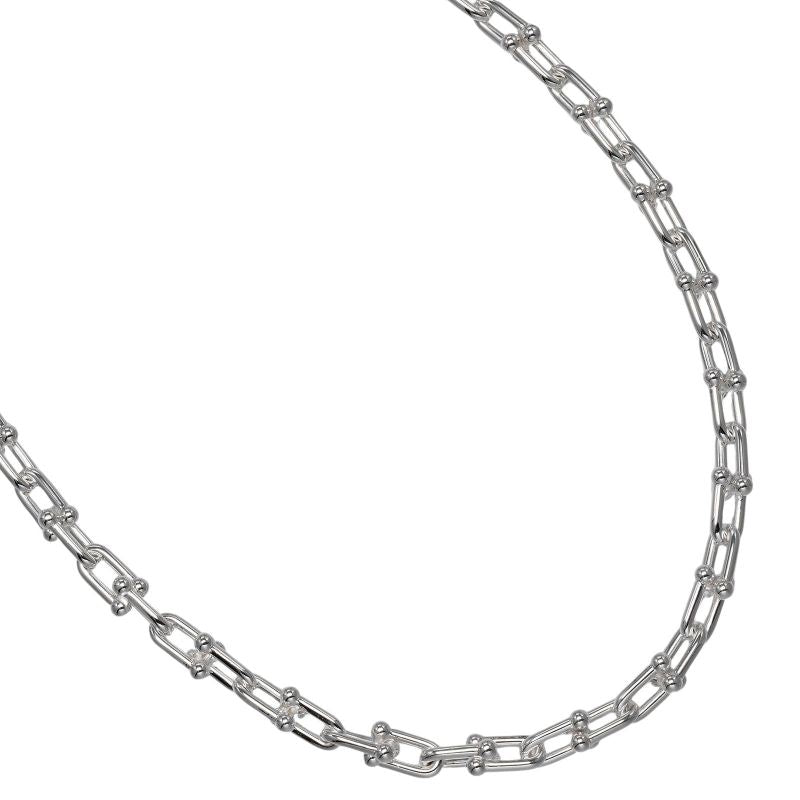 Tiffany & Co Hardware Small Link Silver 925 _ 44g Necklace