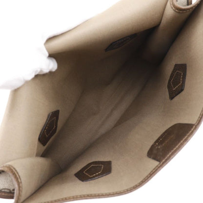 Gucci Old Gucci Sherry Line Interlocking GG 02.4139.58 PVC Brown Unisex Handbag