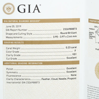 Cartier 1895 Solitaire 0.23ct Vs1/f/3ex Pt950platinum × Diamond #7 Ladies 3.33g